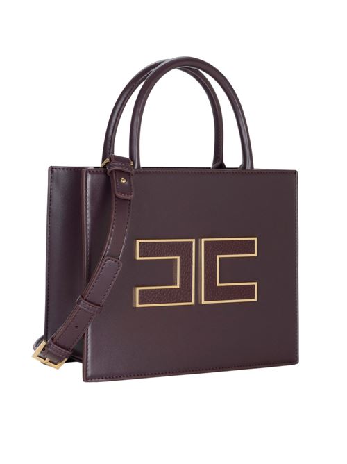 Borsa prugna in poliuretano Elisabetta Franchi | BS33A56E2EA4